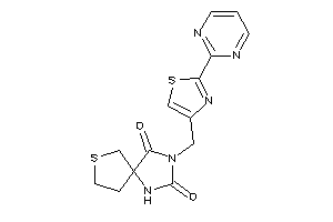 3-[[2-(2-pyrimidyl)thiazol-4-yl]methyl]-7-thia-1,3-diazaspiro[4.4]nonane-2,4-quinone