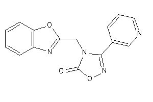 Image of 4-(1,3-benzoxazol-2-ylmethyl)-3-(3-pyridyl)-1,2,4-oxadiazol-5-one