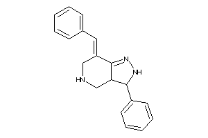 7-benzal-3-phenyl-2,3,3a,4,5,6-hexahydropyrazolo[4,3-c]pyridine