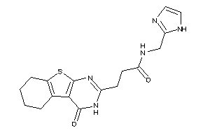 N-(1H-imidazol-2-ylmethyl)-3-(4-keto-5,6,7,8-tetrahydro-3H-benzothiopheno[2,3-d]pyrimidin-2-yl)propionamide