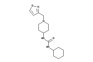 1-cyclohexyl-3-[1-(isoxazol-3-ylmethyl)-4-piperidyl]urea