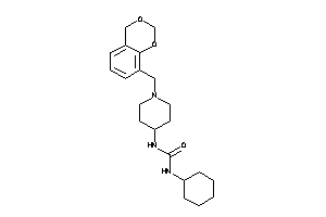 1-[1-(4H-1,3-benzodioxin-8-ylmethyl)-4-piperidyl]-3-cyclohexyl-urea