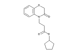 3-(3-keto-1,4-benzoxazin-4-yl)propionic Acid Cyclopentyl Ester