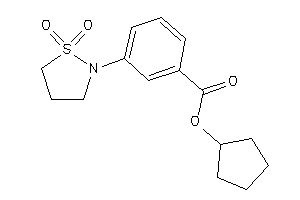 3-(1,1-diketo-1,2-thiazolidin-2-yl)benzoic Acid Cyclopentyl Ester