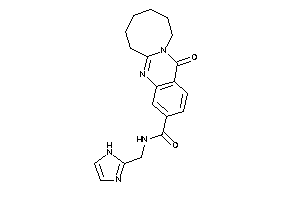 N-(1H-imidazol-2-ylmethyl)-13-keto-6,7,8,9,10,11-hexahydroazocino[2,1-b]quinazoline-3-carboxamide
