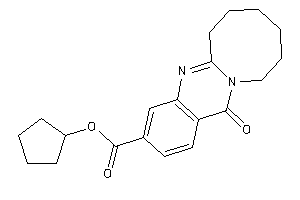 Image of 13-keto-6,7,8,9,10,11-hexahydroazocino[2,1-b]quinazoline-3-carboxylic Acid Cyclopentyl Ester
