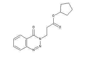 3-(4-keto-1,2,3-benzotriazin-3-yl)propionic Acid Cyclopentyl Ester