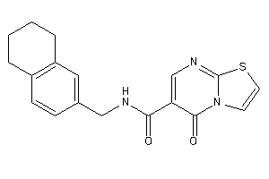 Image of 5-keto-N-(tetralin-6-ylmethyl)thiazolo[3,2-a]pyrimidine-6-carboxamide