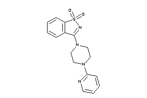 3-[4-(2-pyridyl)piperazino]-1,2-benzothiazole 1,1-dioxide