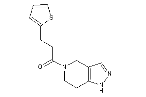 Image of 1-(1,4,6,7-tetrahydropyrazolo[4,3-c]pyridin-5-yl)-3-(2-thienyl)propan-1-one
