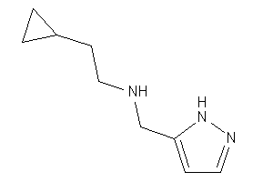 2-cyclopropylethyl(1H-pyrazol-5-ylmethyl)amine