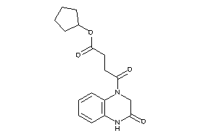 4-keto-4-(3-keto-2,4-dihydroquinoxalin-1-yl)butyric Acid Cyclopentyl Ester