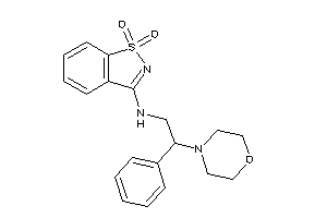 (1,1-diketo-1,2-benzothiazol-3-yl)-(2-morpholino-2-phenyl-ethyl)amine