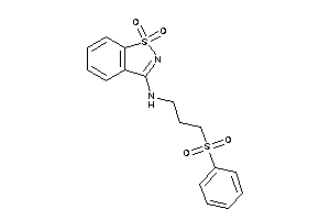 3-besylpropyl-(1,1-diketo-1,2-benzothiazol-3-yl)amine
