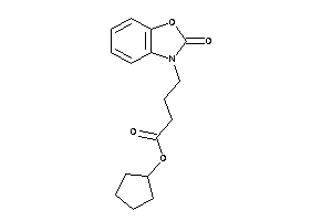 4-(2-keto-1,3-benzoxazol-3-yl)butyric Acid Cyclopentyl Ester