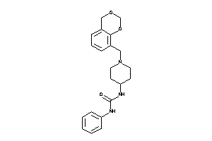 1-[1-(4H-1,3-benzodioxin-8-ylmethyl)-4-piperidyl]-3-phenyl-urea