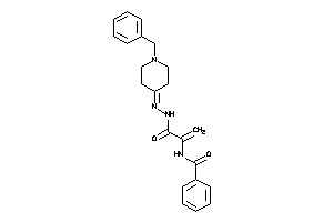 N-[1-[[(1-benzyl-4-piperidylidene)amino]carbamoyl]vinyl]benzamide