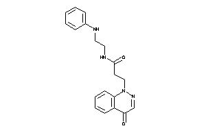 N-(2-anilinoethyl)-3-(4-ketocinnolin-1-yl)propionamide