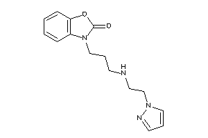 3-[3-(2-pyrazol-1-ylethylamino)propyl]-1,3-benzoxazol-2-one