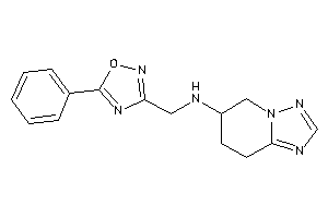 (5-phenyl-1,2,4-oxadiazol-3-yl)methyl-(5,6,7,8-tetrahydro-[1,2,4]triazolo[1,5-a]pyridin-6-yl)amine