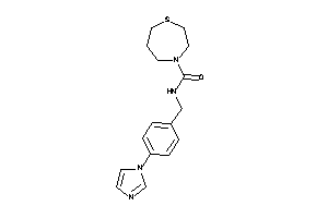 N-(4-imidazol-1-ylbenzyl)-1,4-thiazepane-4-carboxamide