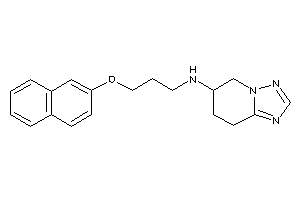 3-(2-naphthoxy)propyl-(5,6,7,8-tetrahydro-[1,2,4]triazolo[1,5-a]pyridin-6-yl)amine