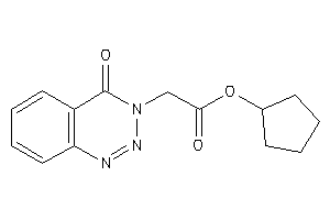 2-(4-keto-1,2,3-benzotriazin-3-yl)acetic Acid Cyclopentyl Ester