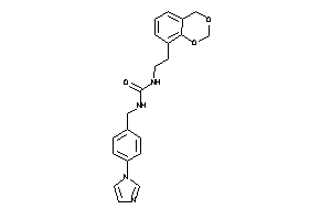 1-[2-(4H-1,3-benzodioxin-8-yl)ethyl]-3-(4-imidazol-1-ylbenzyl)urea