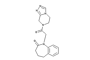 1-[2-(6,8-dihydro-5H-[1,2,4]triazolo[4,3-a]pyrazin-7-yl)-2-keto-ethyl]-4,5-dihydro-3H-1-benzazepin-2-one