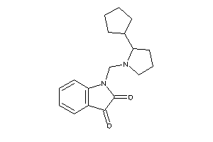 1-[(2-cyclopentylpyrrolidino)methyl]isatin