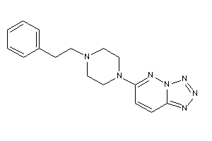 6-(4-phenethylpiperazino)tetrazolo[5,1-f]pyridazine