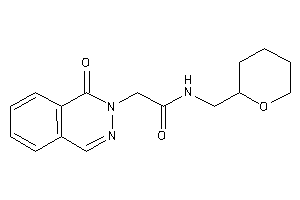 2-(1-ketophthalazin-2-yl)-N-(tetrahydropyran-2-ylmethyl)acetamide