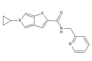 5-cyclopropyl-N-(2-pyridylmethyl)thieno[2,3-c]pyrrole-2-carboxamide