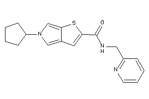 5-cyclopentyl-N-(2-pyridylmethyl)thieno[2,3-c]pyrrole-2-carboxamide