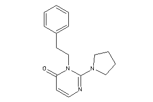 3-phenethyl-2-pyrrolidino-pyrimidin-4-one