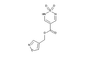 Image of 1,1-diketo-2H-1,2,6-thiadiazine-4-carboxylic Acid Isoxazol-4-ylmethyl Ester