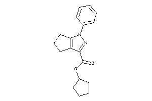 1-phenyl-5,6-dihydro-4H-cyclopenta[c]pyrazole-3-carboxylic Acid Cyclopentyl Ester