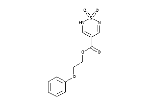 1,1-diketo-2H-1,2,6-thiadiazine-4-carboxylic Acid 2-phenoxyethyl Ester