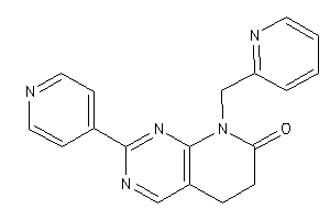 Image of 2-(4-pyridyl)-8-(2-pyridylmethyl)-5,6-dihydropyrido[2,3-d]pyrimidin-7-one