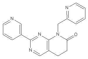 2-(3-pyridyl)-8-(2-pyridylmethyl)-5,6-dihydropyrido[2,3-d]pyrimidin-7-one