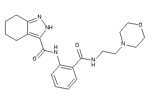 N-[2-(2-morpholinoethylcarbamoyl)phenyl]-4,5,6,7-tetrahydro-2H-indazole-3-carboxamide