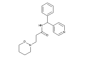 Image of 3-(oxazinan-2-yl)-N-[phenyl(4-pyridyl)methyl]propionamide
