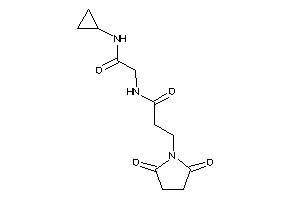 N-[2-(cyclopropylamino)-2-keto-ethyl]-3-succinimido-propionamide