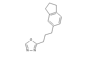 2-(3-indan-5-ylpropyl)-1,3,4-oxadiazole