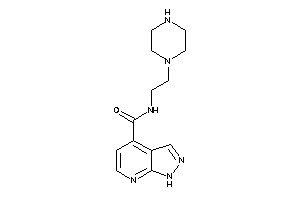 Image of N-(2-piperazinoethyl)-1H-pyrazolo[3,4-b]pyridine-4-carboxamide