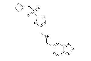 Benzofurazan-5-ylmethyl-[[2-(cyclobutylmethylsulfonyl)-1H-imidazol-5-yl]methyl]amine