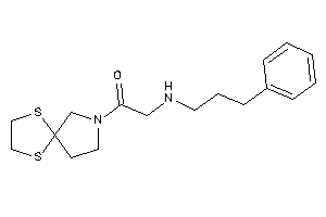 1-(6,9-dithia-3-azaspiro[4.4]nonan-3-yl)-2-(3-phenylpropylamino)ethanone
