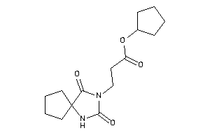3-(2,4-diketo-1,3-diazaspiro[4.4]nonan-3-yl)propionic Acid Cyclopentyl Ester