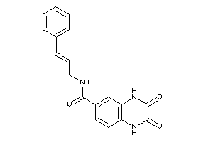 N-cinnamyl-2,3-diketo-1,4-dihydroquinoxaline-6-carboxamide
