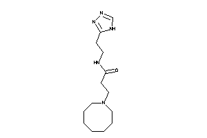 3-(azocan-1-yl)-N-[2-(4H-1,2,4-triazol-3-yl)ethyl]propionamide